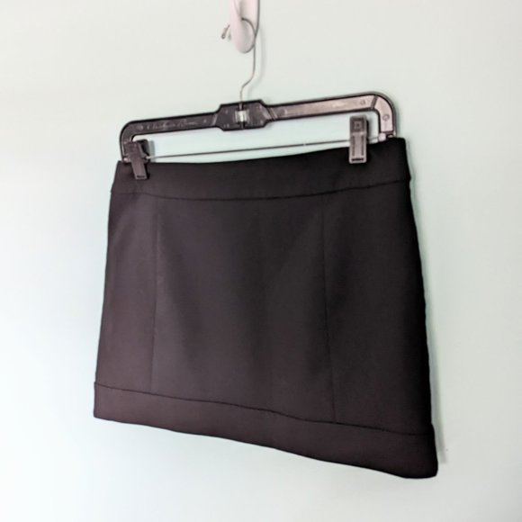 French Connection Black Side Zip Mini , sz 4 - Picture 3 of 4